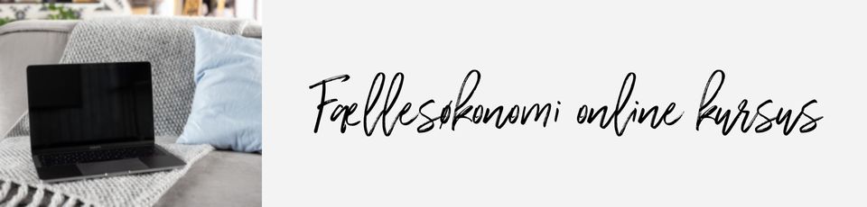 Fællesøkonomi online kursus - Kend Dine Penge